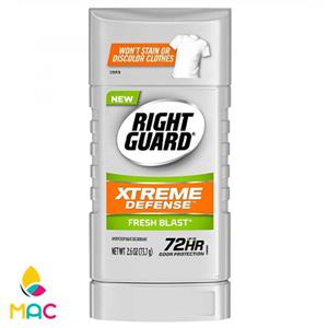 ژل ضد تعریق Right Guard سری Xtreme Defense مدل Fresh Blast حجم 113 گرم Right Guard Xtreme Defense Fresh Blast Anti-Perspirant Deodorant 113 gr