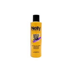 شامپو ضد ریزش گلد نلی 300 میل Nelly Gold 24k Anti Hair Loss Shampoo