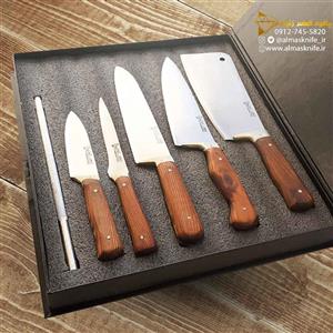 سرویس 6 پارچه چاقو آشپزخانه (تضمین کیفیت)