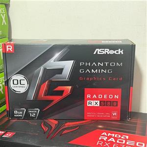 VGA Asrock AMD Radeon RX580 8GB GDDR5 کارت گرافیک آر ایکس۵۸۰ ۸گیگابایت