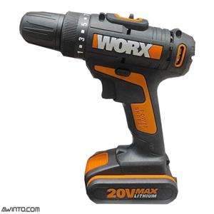 دریل شارژی ورکس 20 ولت WORX POWER SHARE 20V WX101.4