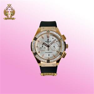 ساعت مچی زنانه هابلوت بیگ بنگ Hublot Big Bang HU3LJ301 دورقاب نگین باگت 