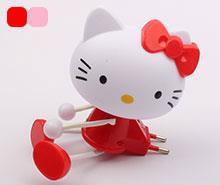 چراغ خواب پریزی سنسوردار کیتی hello kitty کد 279