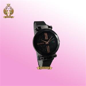 ساعت دخترانه گوچی بند حصیری قفل مگنتی GUCCI100