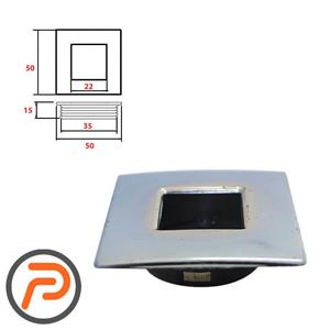 دستگیره کابینت توکار پلاستیکی براق گرد بزرگ بهسازان