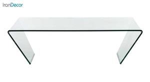 میز جلو مبلی شیشه ای 12 میل مدل ستاره از اطلس