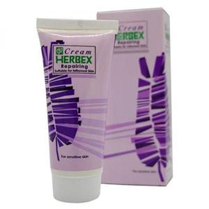 کرم ترمیم کننده و ضد حساسیت 60 میل هربکس Herbex Repair Skin Cream 60ml