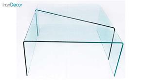 میز جلو مبلی شیشه ای 10 میل مدل اکسیر از اطلس