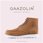 بوت گاراژ گازولین نسکافه ای - GAAZOLIN Garage Boots Dark Gold