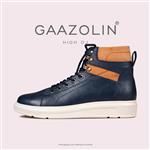 کتانی ساقدار دی جی گازولین سرمه ای - GAAZOLIN High DJ NVY Sneakers