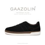 کتانی تریپر پلاس گازولین مشکی جیر - GAAZOLIN Tripper Plus Sneakers Smooth Shadow Suede