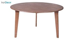 میز ناهار خوری گرد بهار نارنج مدل نیشا 4 نفره