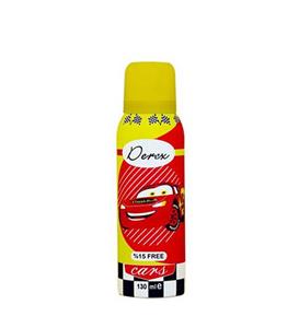 اسپری بدن کودک پسرانه کارز 130میل درکس Derex Cars Body Spray For Boys 130ml 