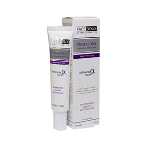 کرم پیگمازوم آلفا 30 میل فیس دوکس Face Doux Pigmasome Cream With Aha 30ml