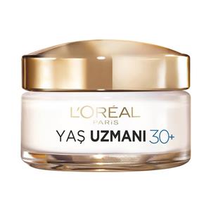 کرم ضد چروک لورآل مدل Yas Uzmani +40 حجم 50 میلی لیتر