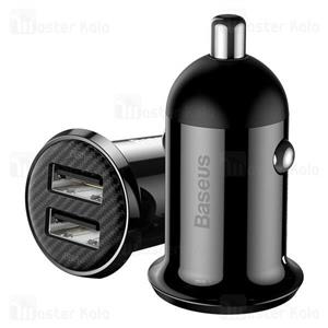 شارژر فندکی بیسوس Baseus Grain Pro Car Charger CCXML U CCALLP 01 Dual USB 4.8A 