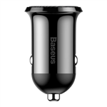 شارژر فندکی بیسوس Baseus Grain Pro Car Charger CCXML-U CCALLP-01 Dual USB 4.8A