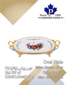 دیس بیضی ایتالیا 45 لمونژ کد 158