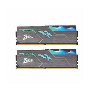 رم دسکتاپ DDR4 دو کاناله 3200 مگاهرتز CL16 کینگ مکس مدل Zeus Dragon RGB ظرفیت 32 گیگابایت