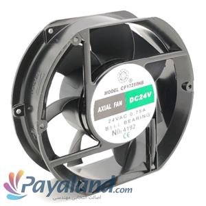 هواکش کامپیوتری 15×17 بیضی 24V DC ولت AXIAL FAN ضخامت 50mm مدل CF 17250 HB