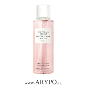 بادی اسپلش مدل coconut milk and rose حجم 250 میل ویکتوریا سکرت