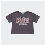 تیشرت دخترانه benetton مدل its not over