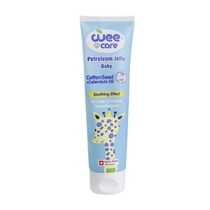 وازلین ژله ای کودک حاوی روغن پنبه دانه 100 میل وی کر Wee Care Cotton Seed Oil Baby Petroleum Jelly 100ml 