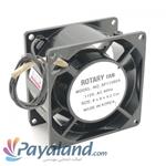 هواکش کامپیوتری پروانه  8 سانت اروپائی110V کره ای ROTARY FAN سیم دار(40mm)