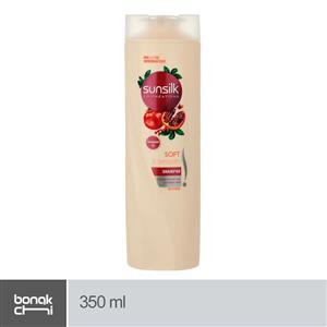 شامپو روغن انار موهای خشک سان سیلک - 350 میلی لیتر Sunsilk Shampoo For Dry Hair Pomegranate Oil 350ml