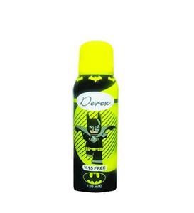 اسپری بدن کودک پسرانه بتمن 130میل درکس Derex Batman Body Spray For Boys 130ml 