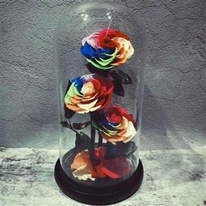 باکس شیشه ای گل رز جاودان نیکو شماره ۱۳۲