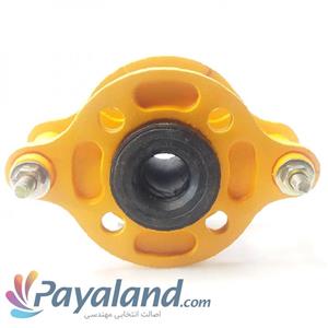 لرزه گیر فلنج متحرک (بلادری) مهاردار (PN16 قرمز-ابی 90 درجه) 