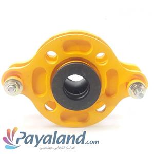 لرزه گیر فلنج متحرک مهاردار (بلادری زرد،فشار10بار،60درجه) 