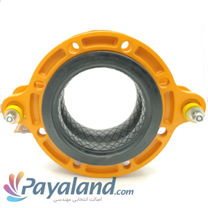 لرزه گیر فلنج متحرک مهاردوقلو (بلادری زرد،فشار10بار،60درجه) 