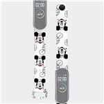 بند ساعت Bright Dragon مدل Mi Band 3/4/5/6-White Mickey