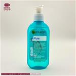 ژل شستشوی صورت گارنیه مخصوص پوست چرب و مختلط GARNIER Pure Purifying Daily Wash Gel Oily Skin