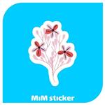 استیکر flower کد 12