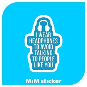 استیکر Headphone