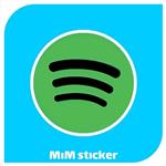 استیکر لوگو spotify