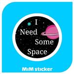 استیکر i need some space