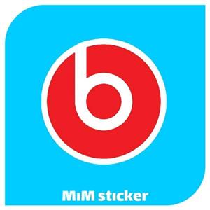 استیکر لوگو beats