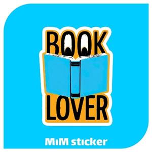 استیکر book lover