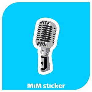استیکر Microphone