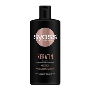 شامپو مو سایوس مدل keratin حجم 440 میلی لیتر