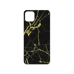 برچسب پوششی ماهوت مدل Graphite-Gold-Marble مناسب برای گوشی موبایل اپل iPhone 11 Pro Max MAHOOT  Graphite-Gold-Marble Cover Sticker for apple iPhone 11 Pro Max