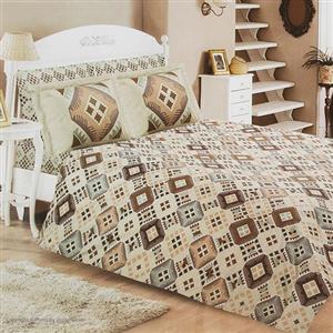 نیم ست ملحفه مل رز یکنفره عرض 90 طرح تایل