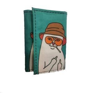 کیف پول سه لت طرح گربه
