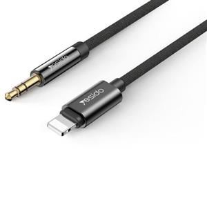 کابل Aux لایتنینگ یسیدو مدل YAU17 طول 1.2متر Yesido YAU17 Lightning To AUX 1.2m Cable