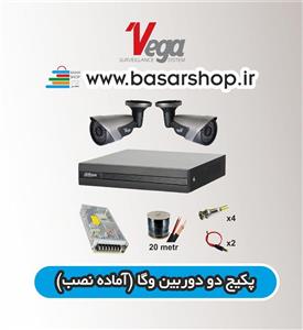 پکیج 2 دوربین مداربسته برند وگا