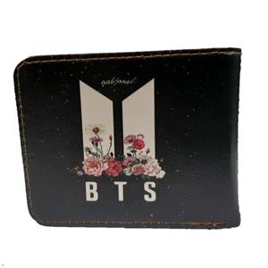 کیف پول جیبی طرح بی تی اس گل